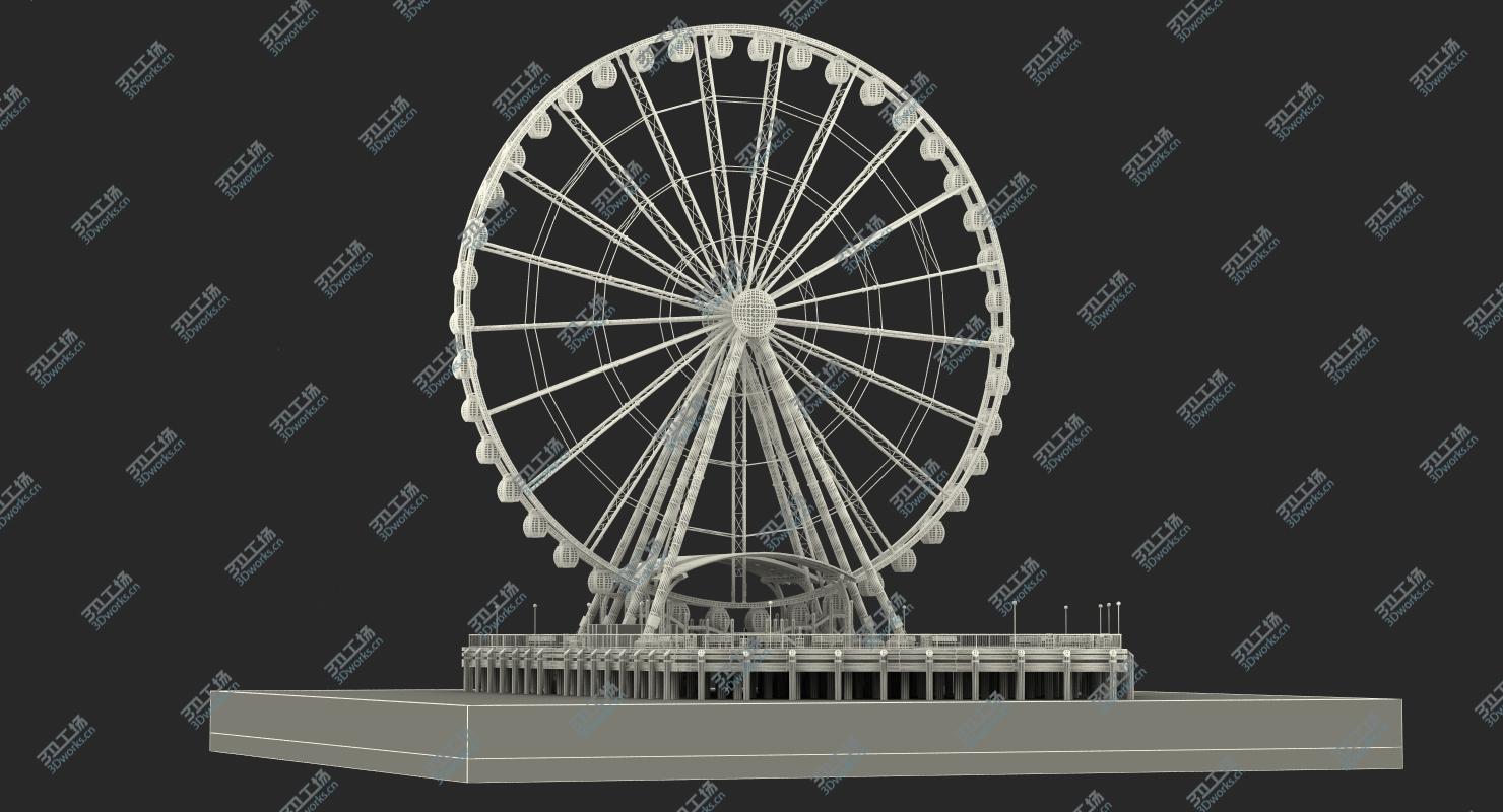 images/goods_img/202104021/3D model Seattle Great Ferris Wheel at Pier/4.jpg